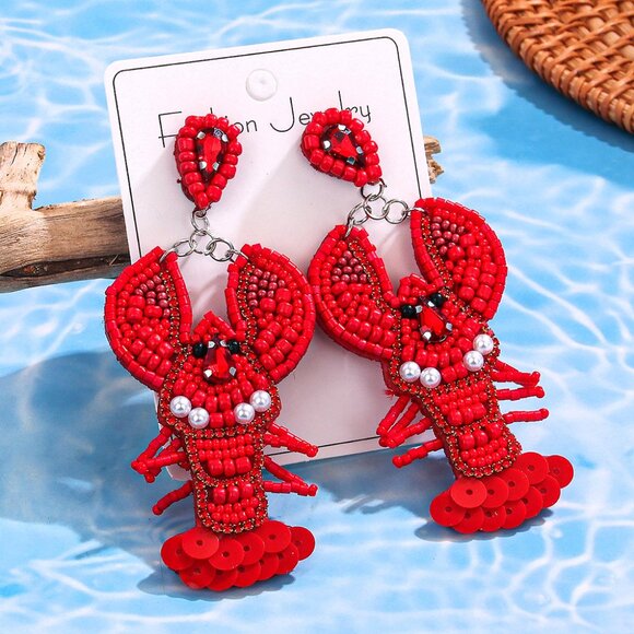 aeliks Jewelry - Lobster Earrings
